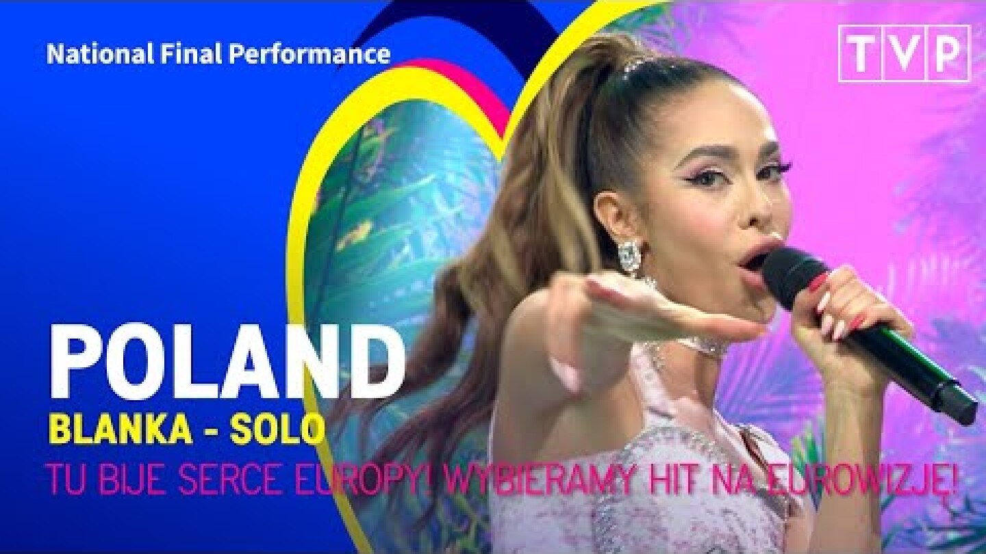 Blanka - Solo | Poland 🇵🇱 | National Final Performance | Eurovision 2023