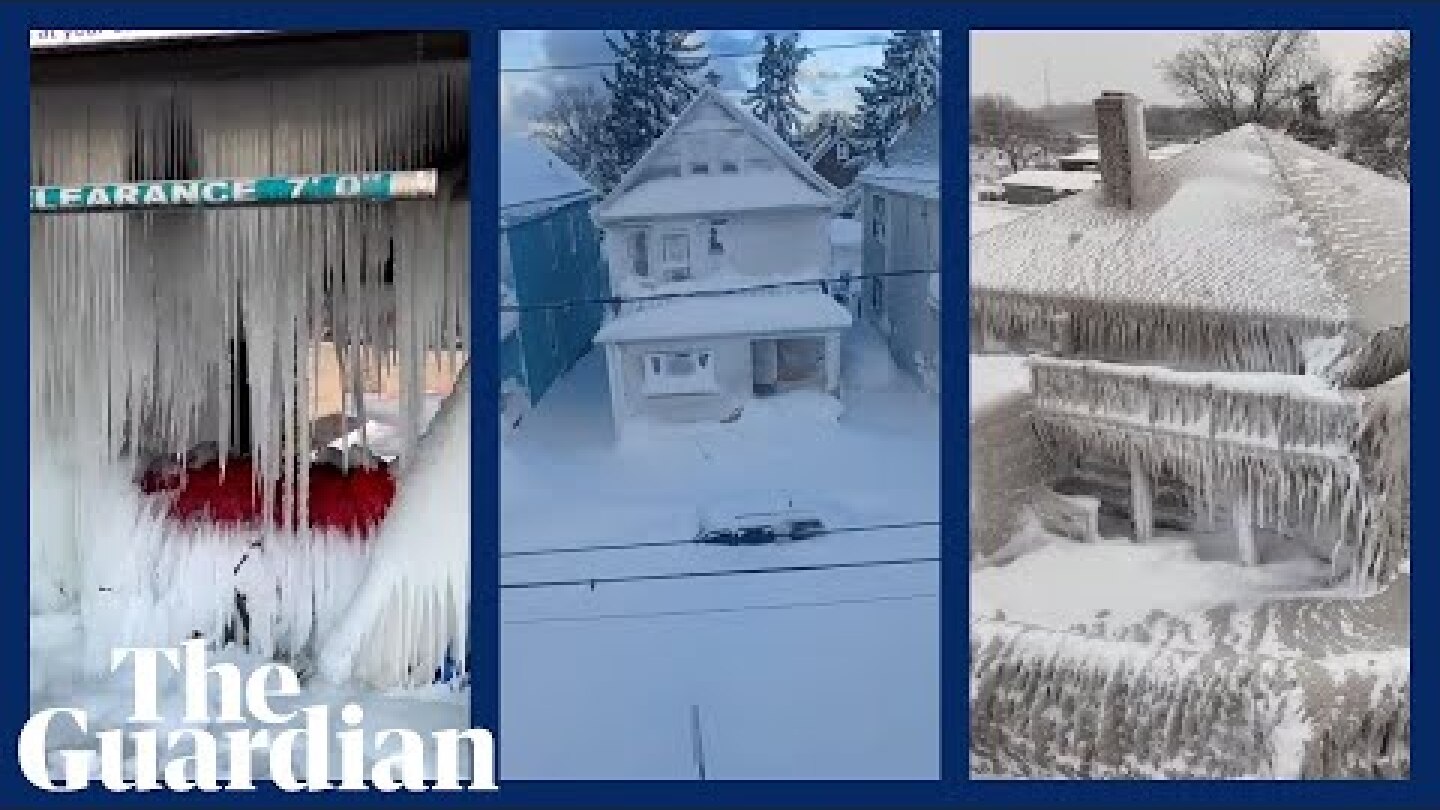 The footage that captures how dangerously cold it is in the US right now