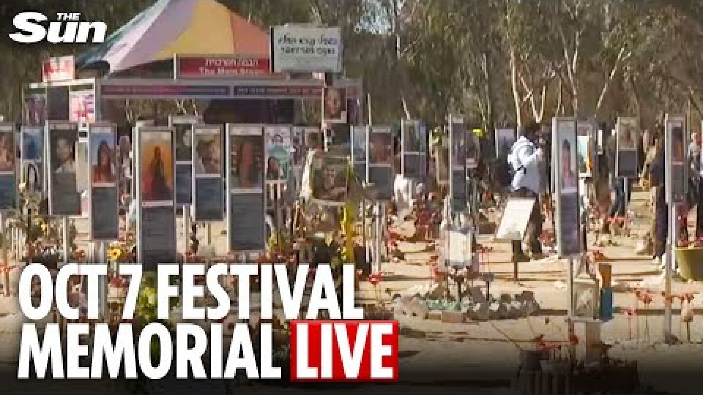 LIVE: Israelis mark Oct 7 second anniversary at the Nova music festival site