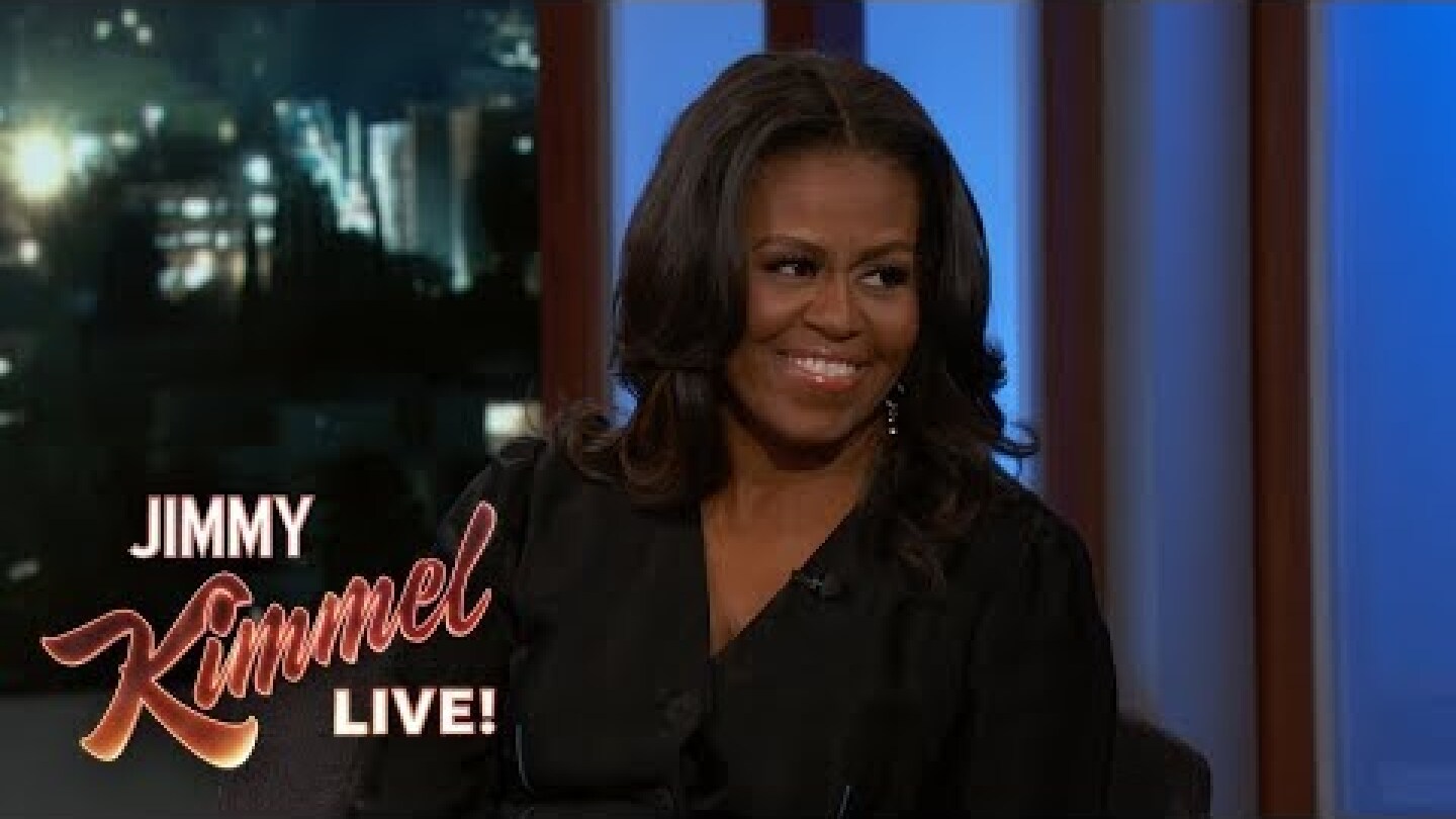 Jimmy Kimmel’s FULL INTERVIEW with Michelle Obama