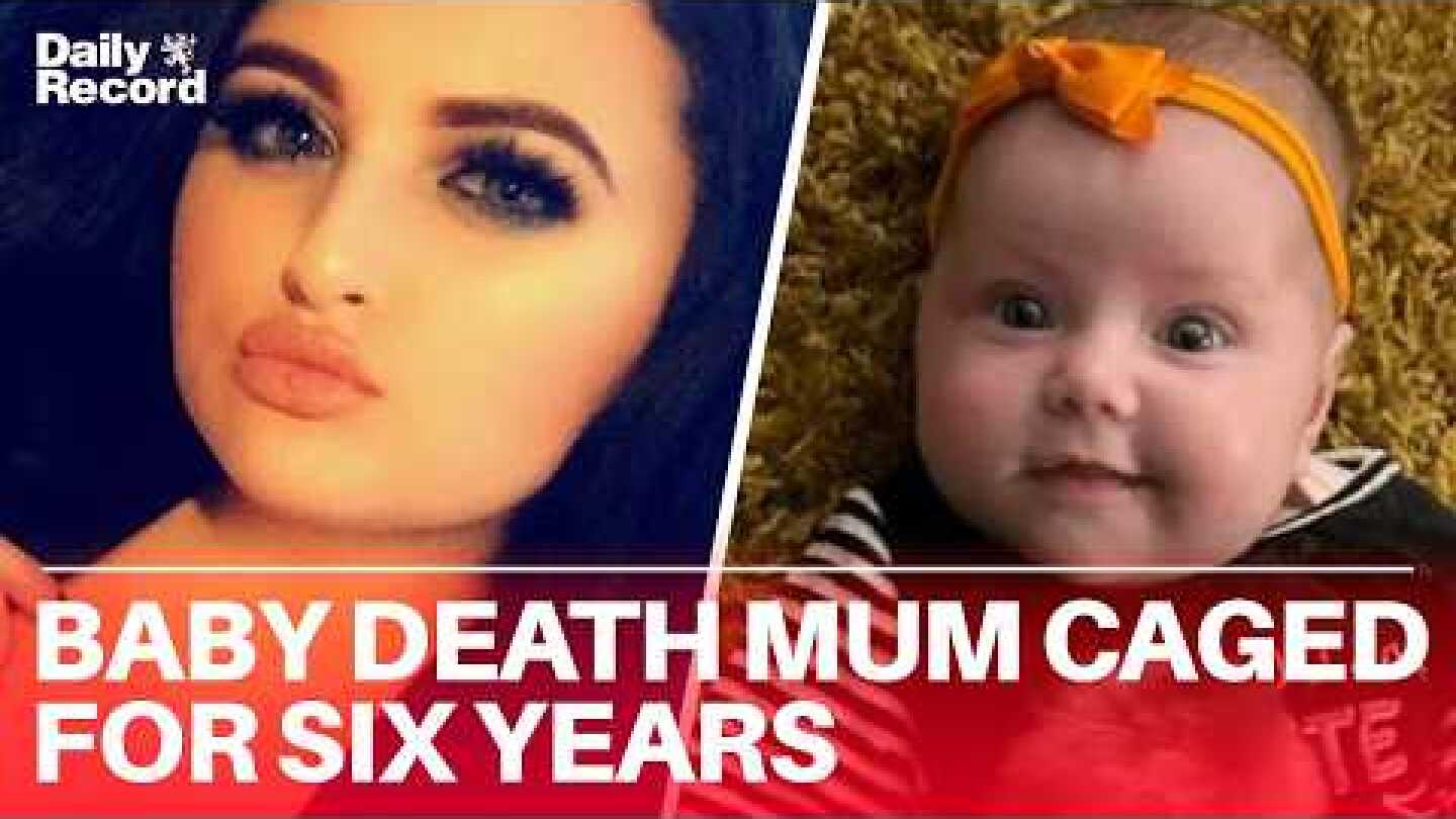Mother who killed baby daughter with heat from HAIRDRYER jailed for six years