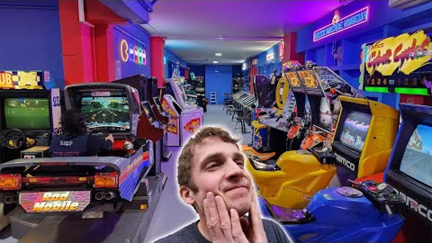 The FIRST ARCADE in Greece Since 2002 | The Greek Arcade Museum | Arcade Tours 🇬🇷