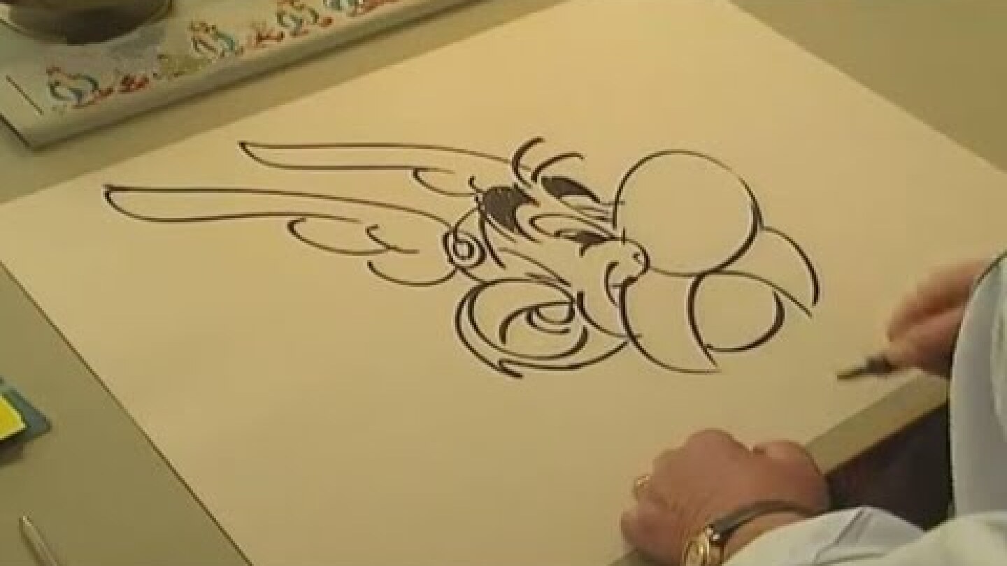 Uderzo Drawing Astérix Characters