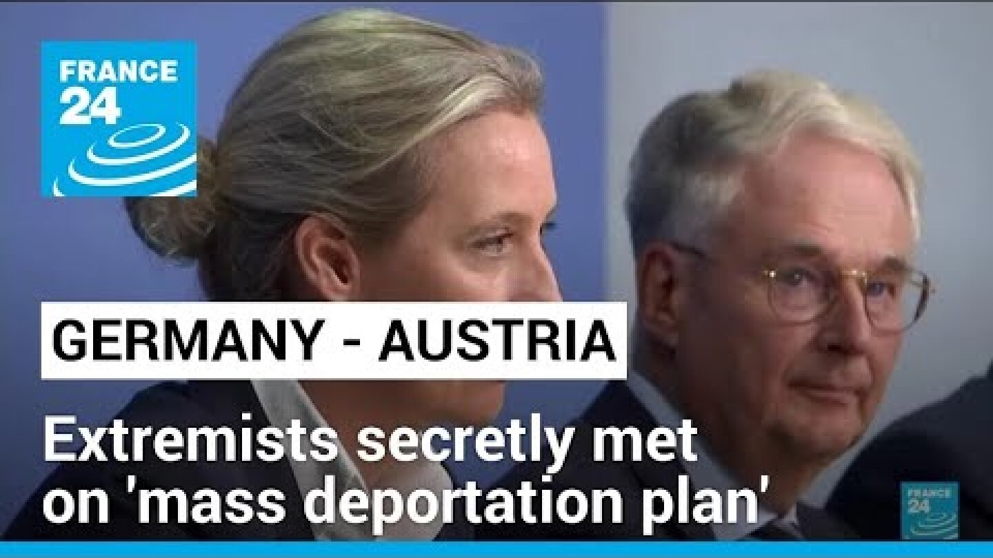 German, Austrian extremists secretly met on 'mass deportation plan' • FRANCE 24 English