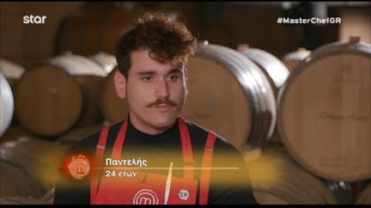 MasterChef Greece 2019 (Επ. 23) - Ο Παντελής μετά τα κρασιά.
