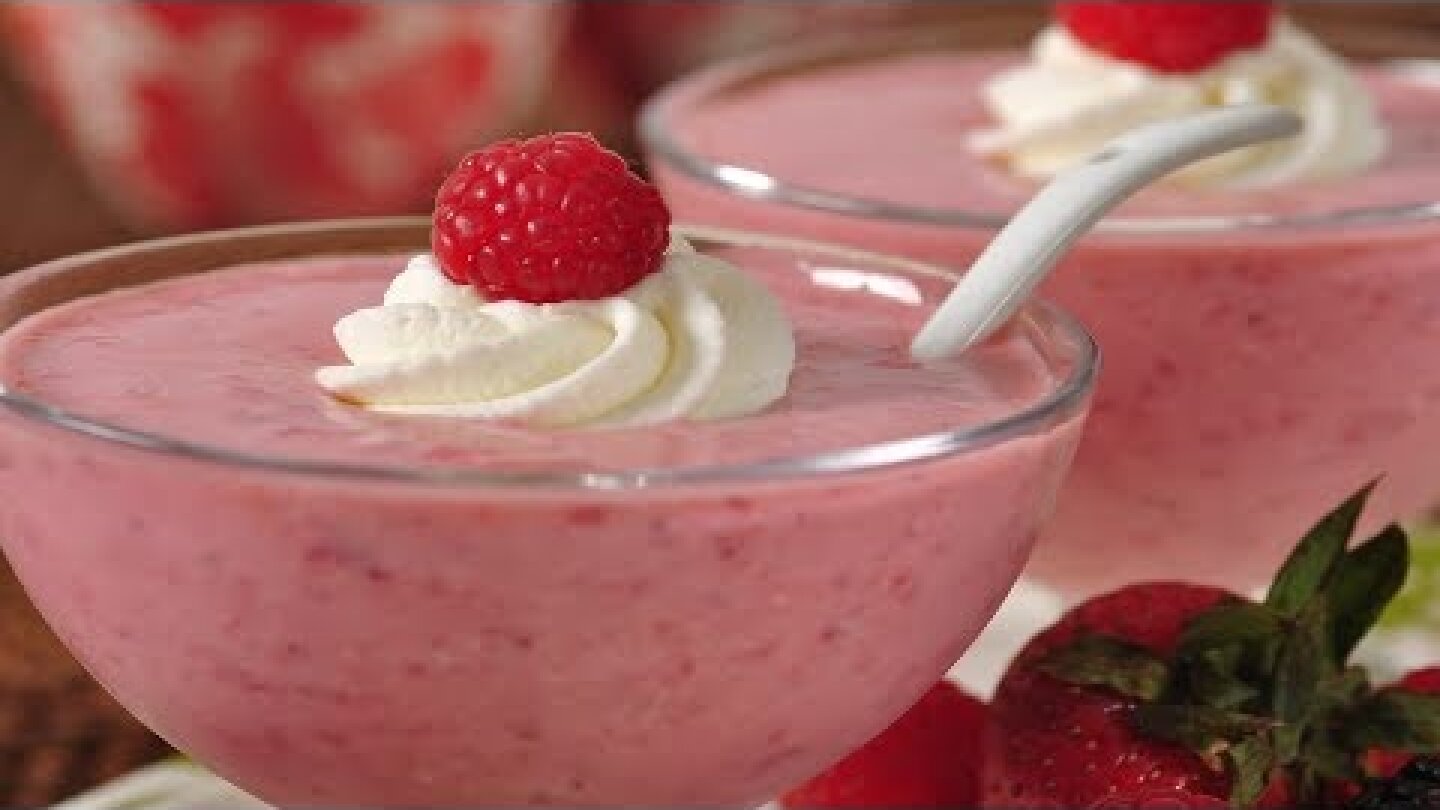 Strawberry Soup Recipe Demonstration - Joyofbaking.com
