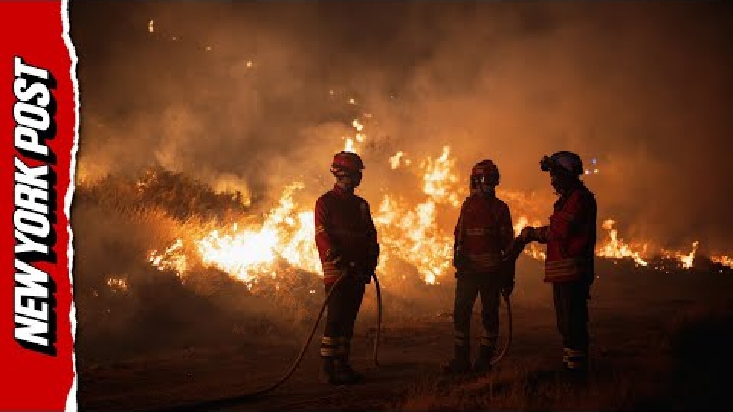 Portugal Battles Raging Wildfires as Heatwave Intensifies