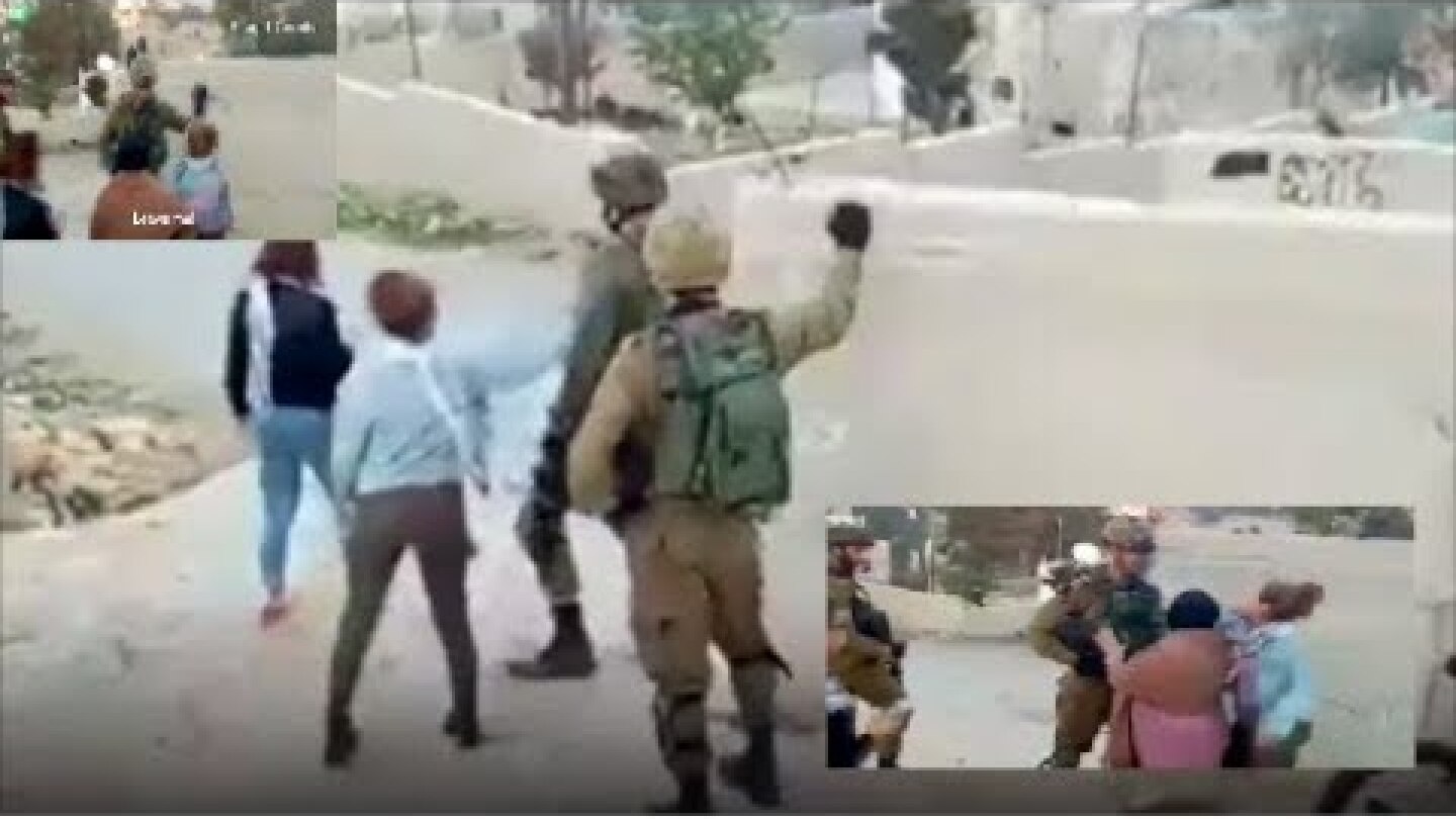 Palestinian Girl Arrested After Slapping A Soldier