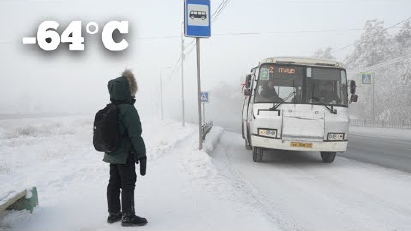 Going to School in the Coldest Town on Earth (−64°C, −84°F) | Yakutsk, Siberia