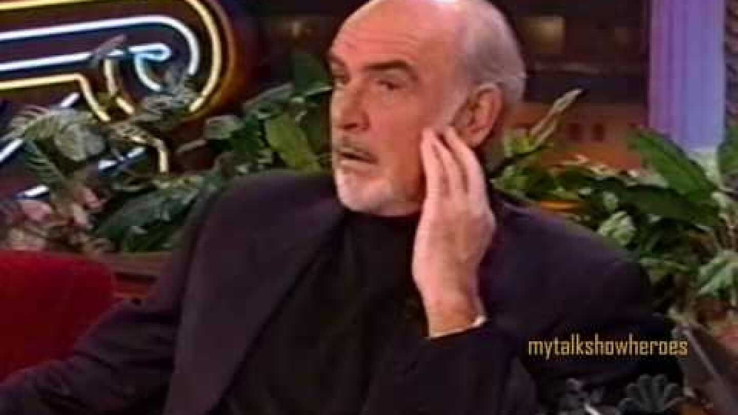 SEAN CONNERY - AUDIENCE QUESTIONS on 'LENO'