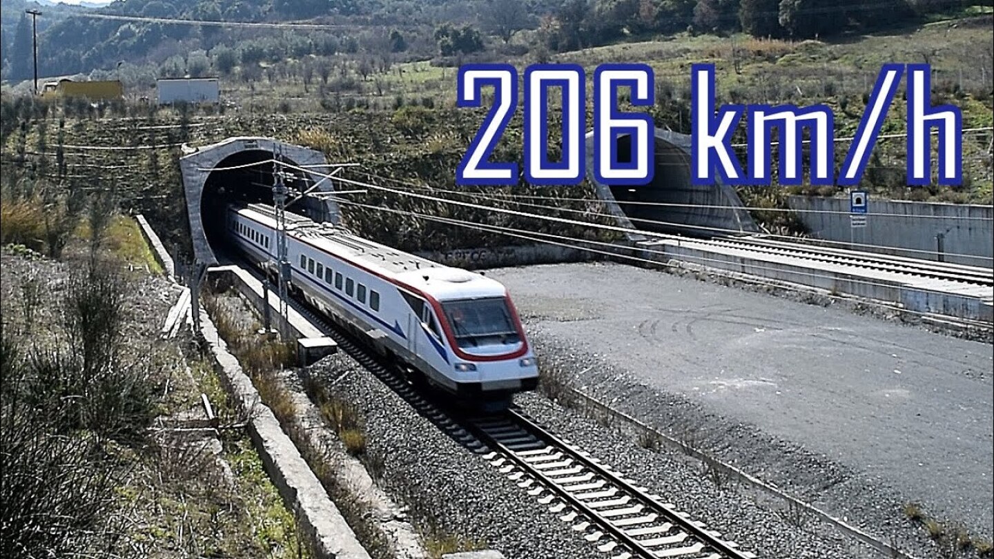TRAINOSE ETR 470 07 (Frecciabianca) Trials at 206 km/h - 24.02.2021