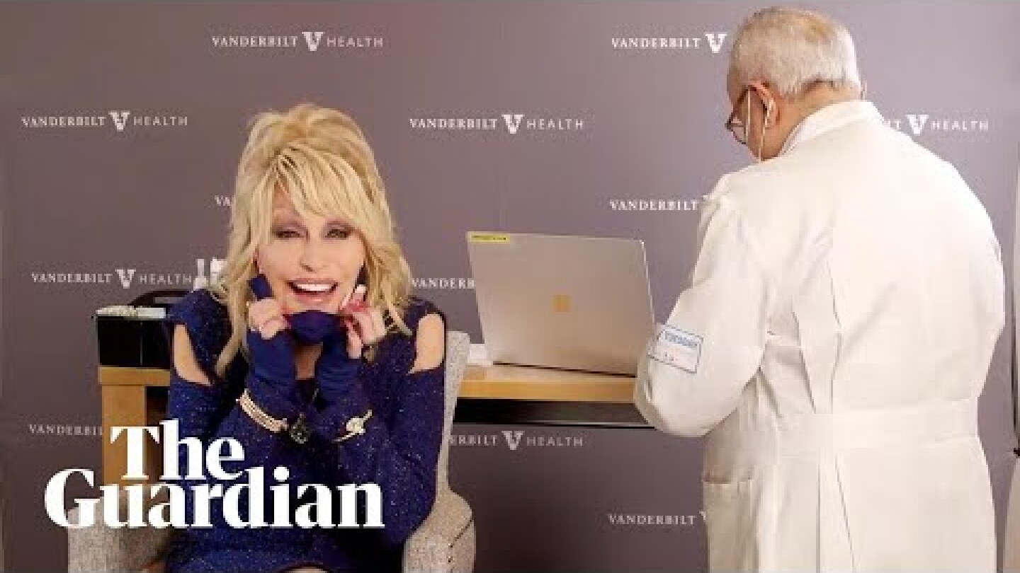 Dolly Parton adapts her song Jolene as she receives Covid-19 vaccine she helped fund