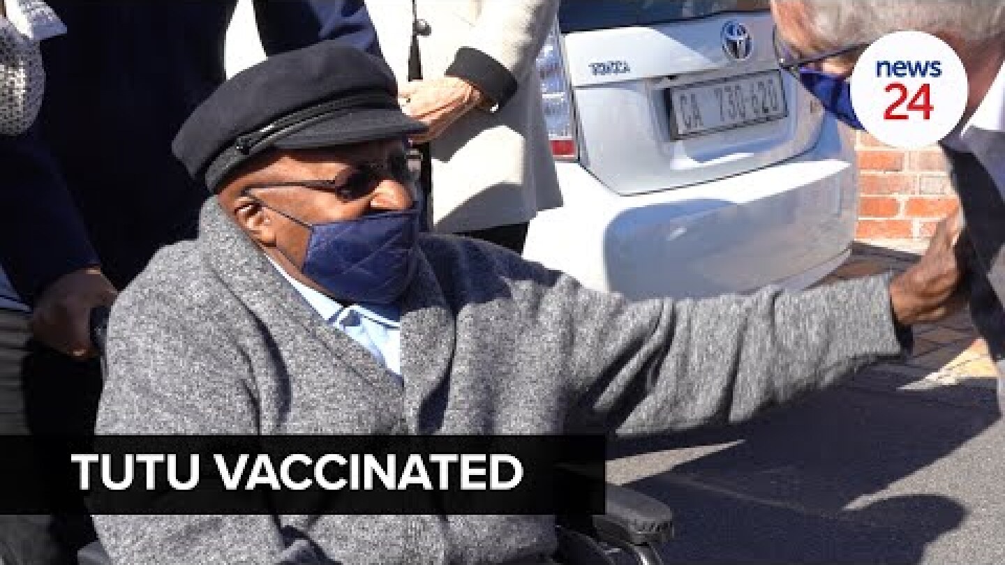 WATCH | Arch Bishop Desmond Tutu among first batch of over-60s to receive Covid-19 vaccine
