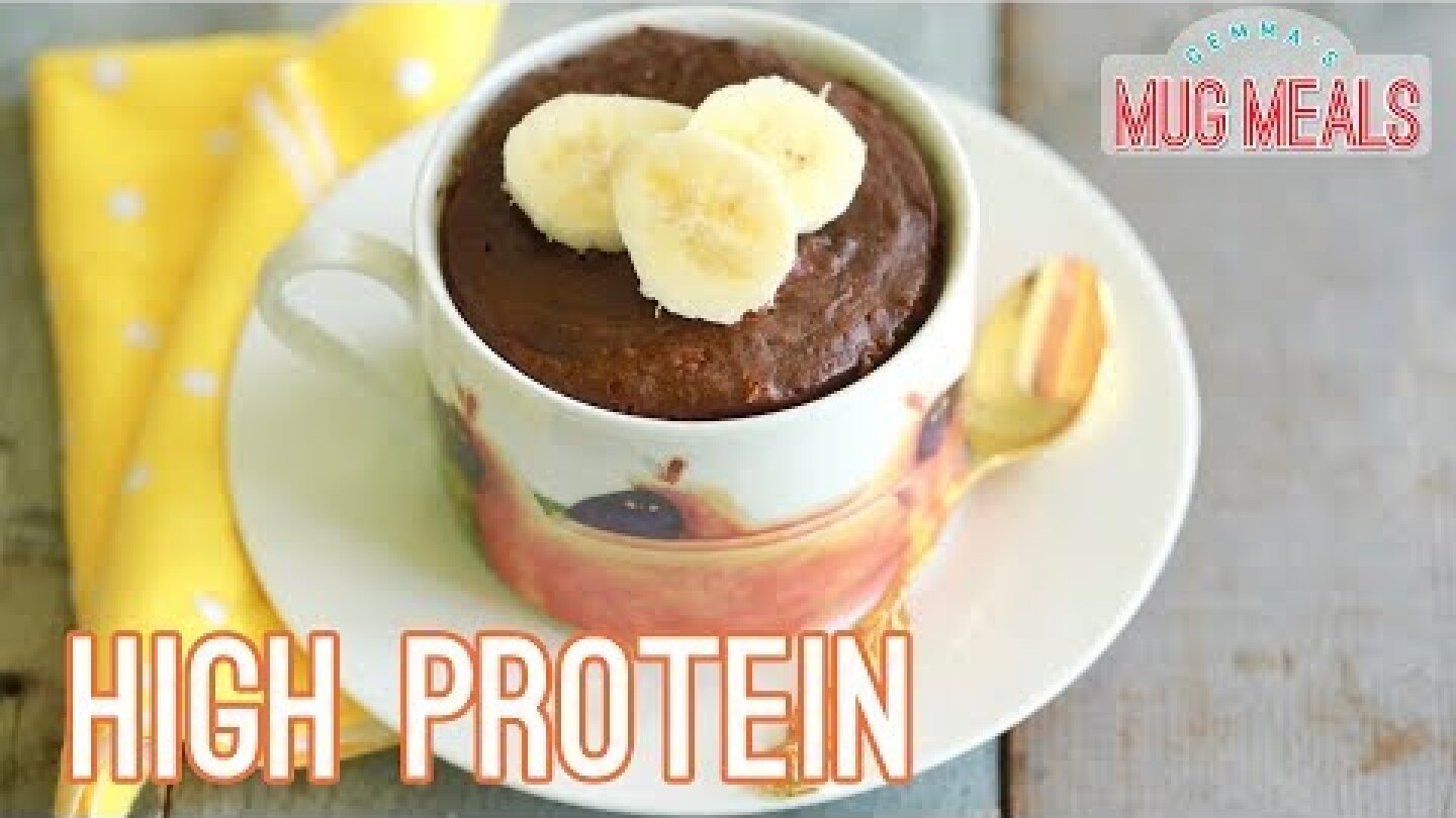 Chocolate Banana High-Protein Mug Cake