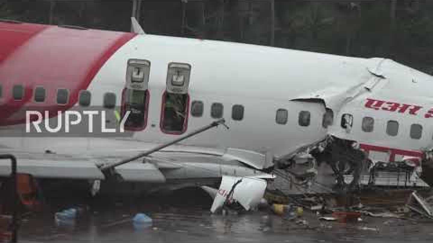 India: Split fuselage investigated following Kerala plane crash