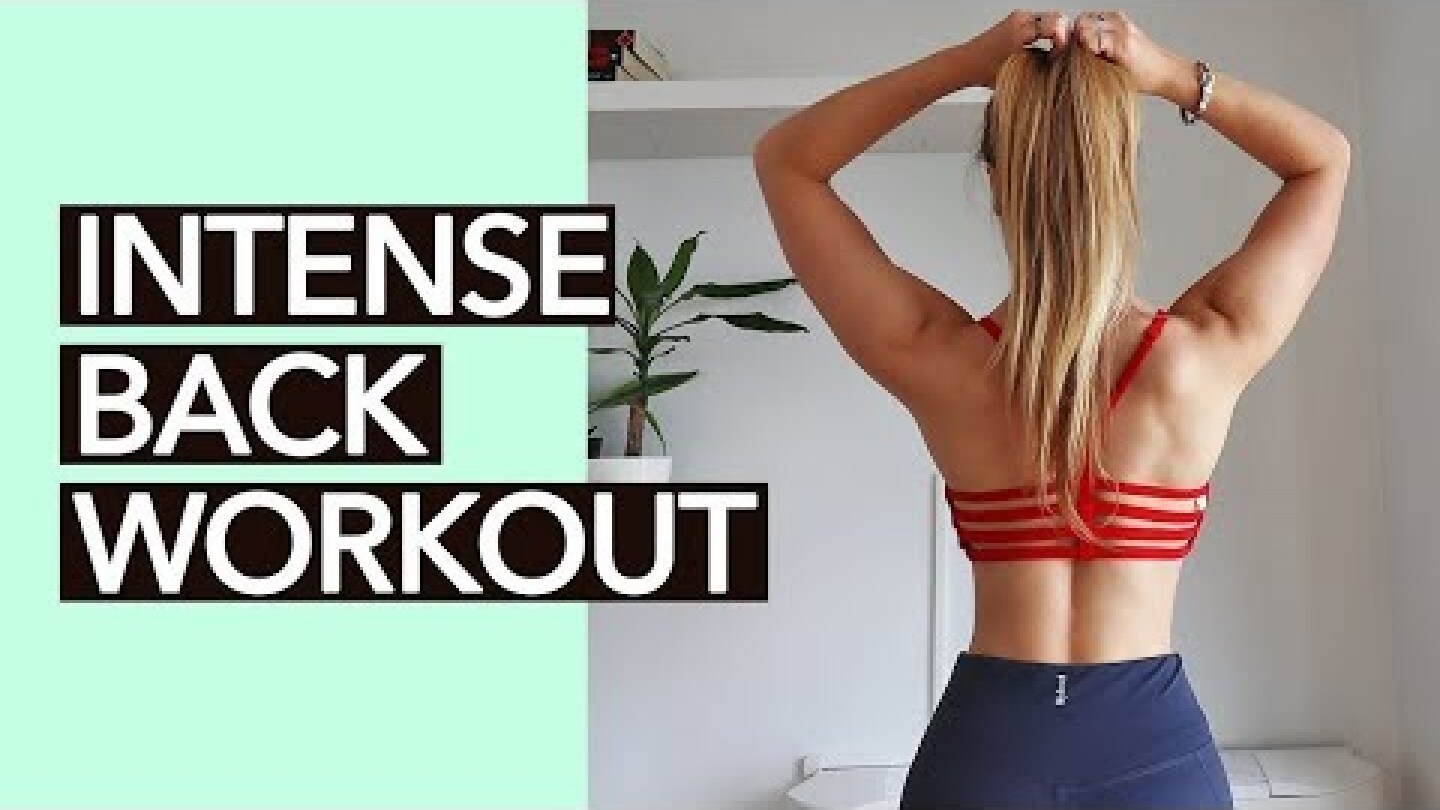 Back Workout for Women (No Equipment)