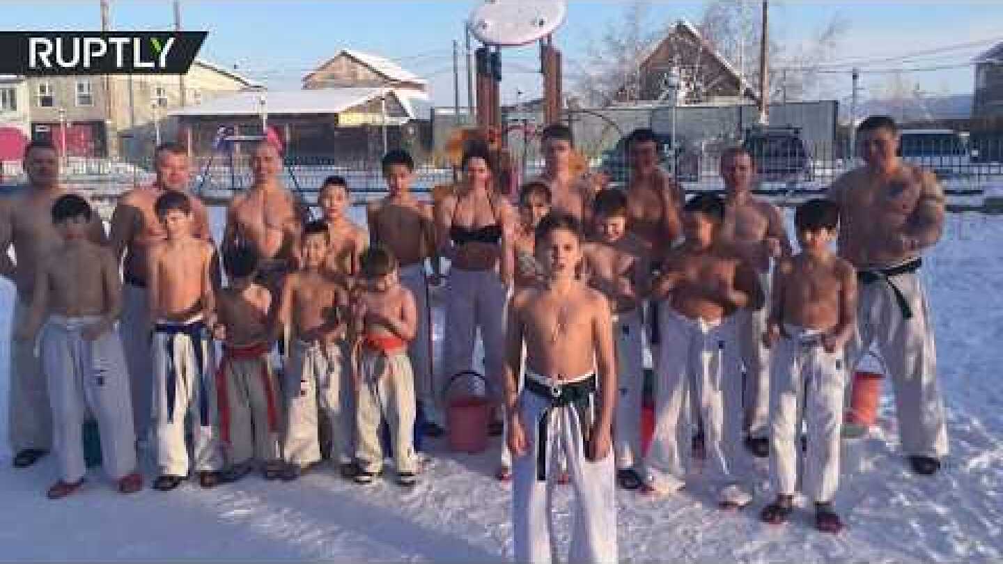 Temperature is just a number: Yakutsk kids send message to DiCaprio