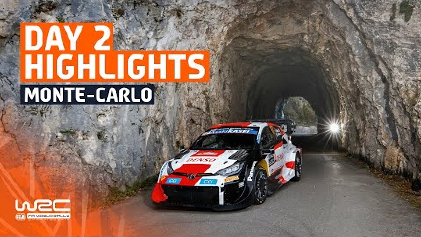 Day 2 Highlights | WRC Rallye Monte-Carlo 2023