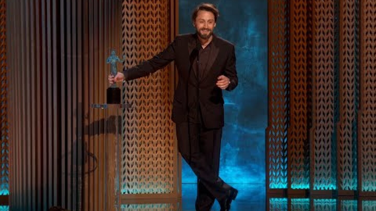 Kieran Culkin: Award Acceptance Speech | The 31st Annual SAG Awards