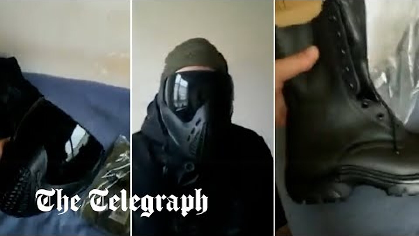 Russian soldiers sent to front line with paintball masks and children’s gloves