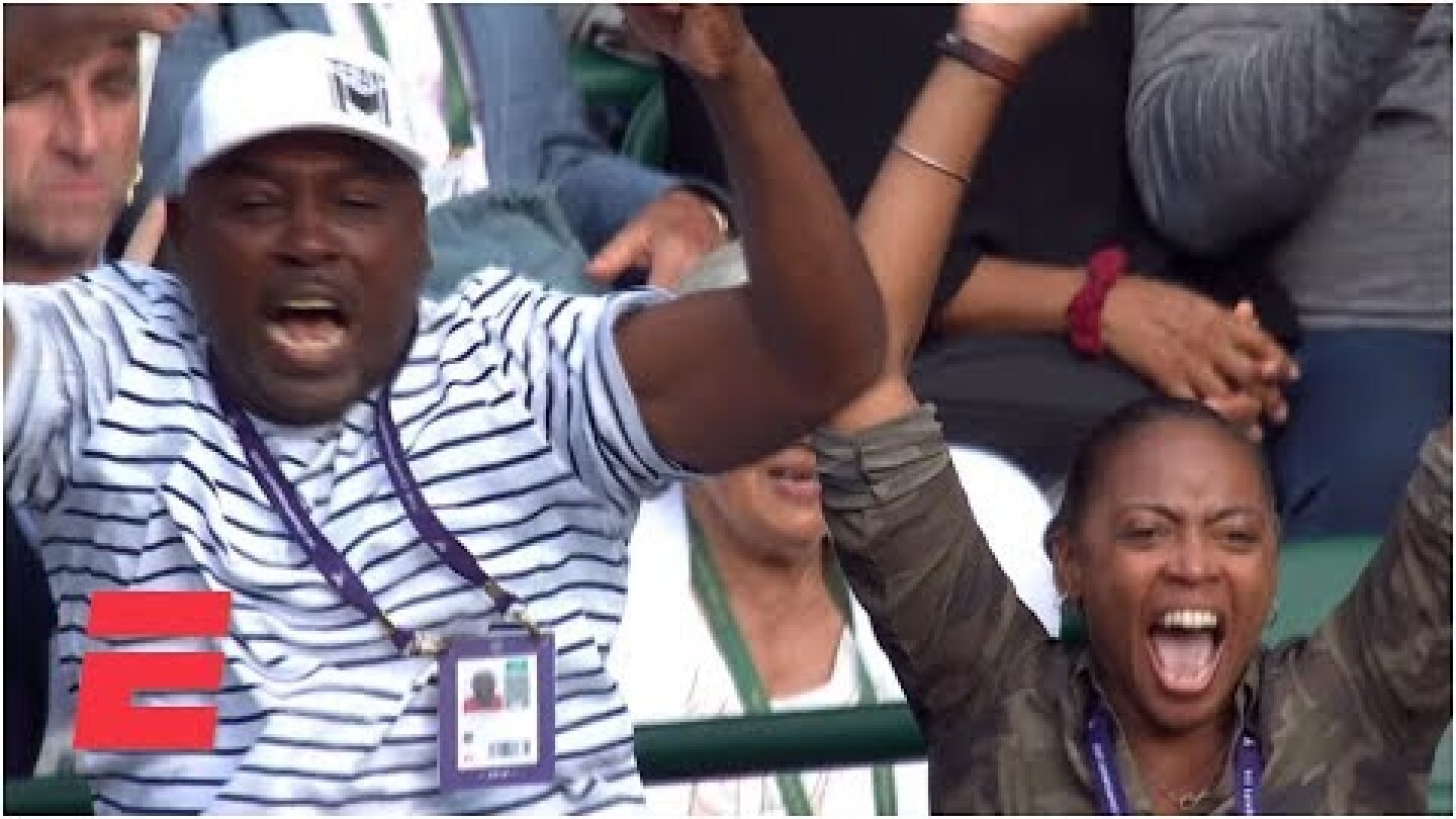 Cori Gauff’s parents explain their emotions after she defeats Venus Williams | 2019 Wimbledon