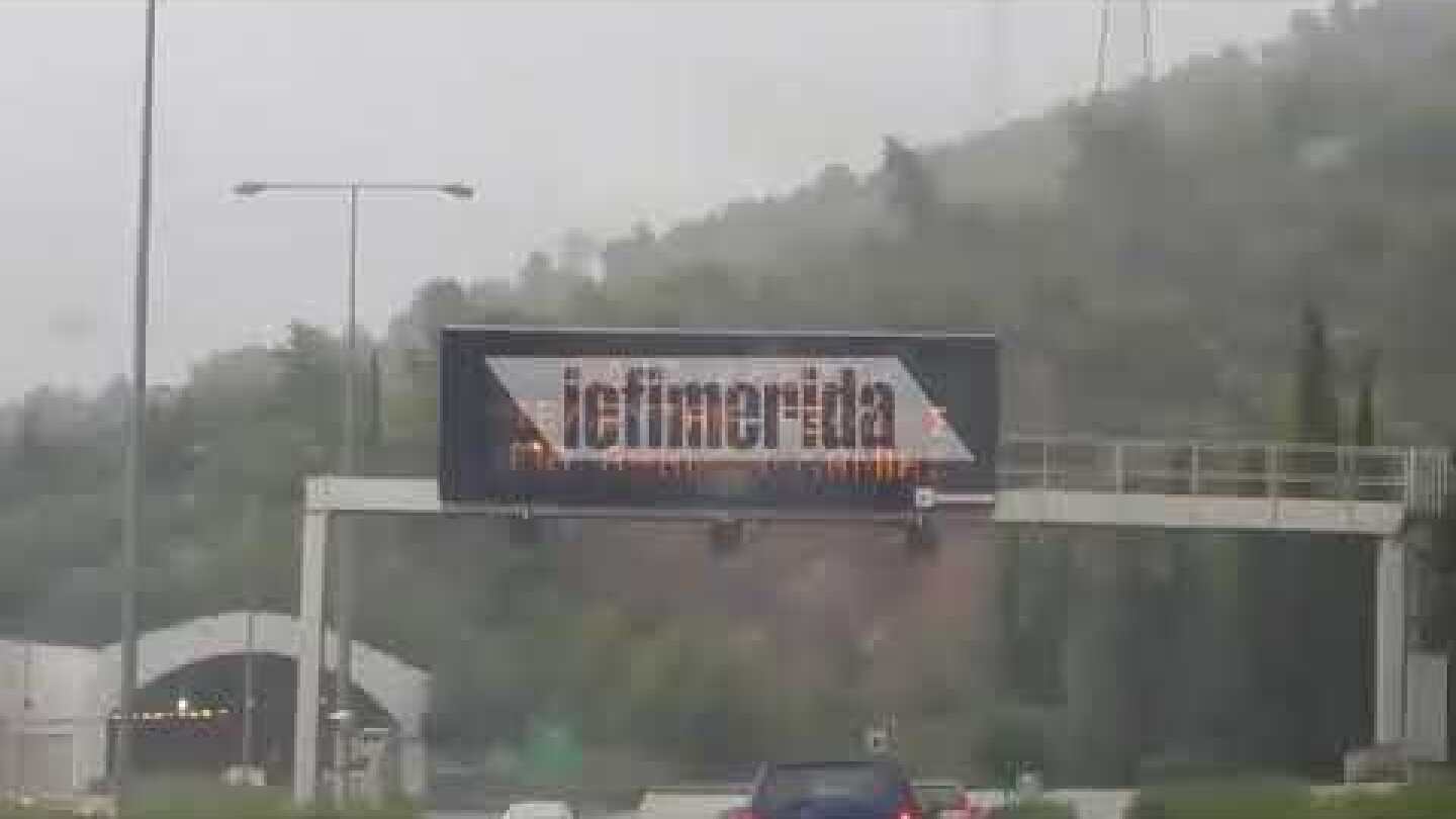 iefimerida.gr Κατακλυσμός στην Αθήνα -Εκλεισε η έξοδος 1 της Αττικής Οδού