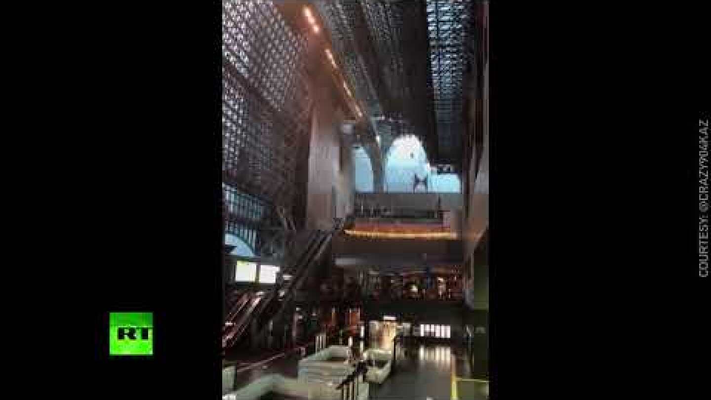 Flying rooftops & falling ceilings: Strongest typhoon in 25yrs hits Japan