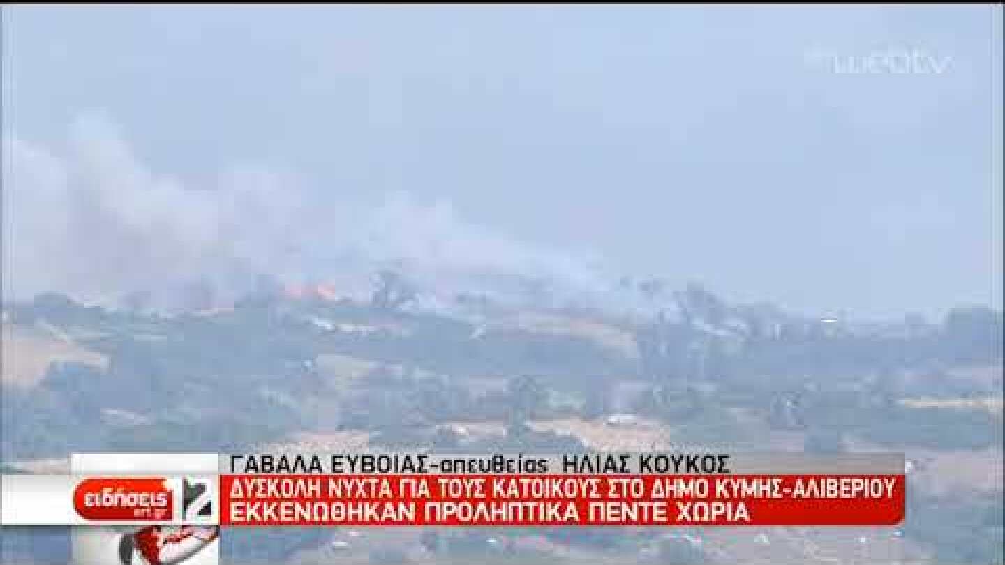 Μάχη με τις φλόγες στην Εύβοια – Εκκενώθηκαν χωριά | 05/07/2019 | ΕΡΤ