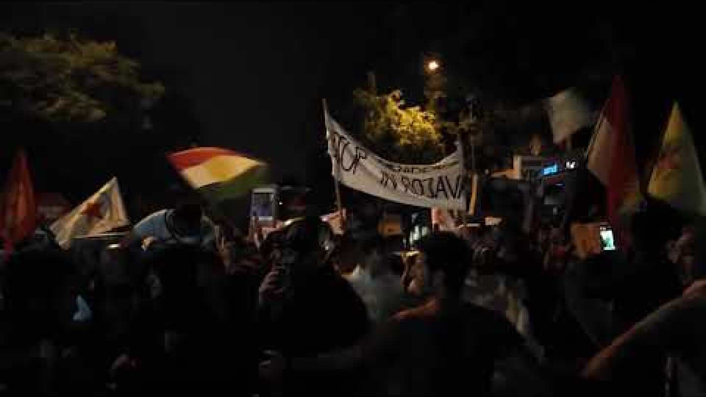 Thestival.gr Πορεία Κούρδων στο Τουρκικό Προξενείο