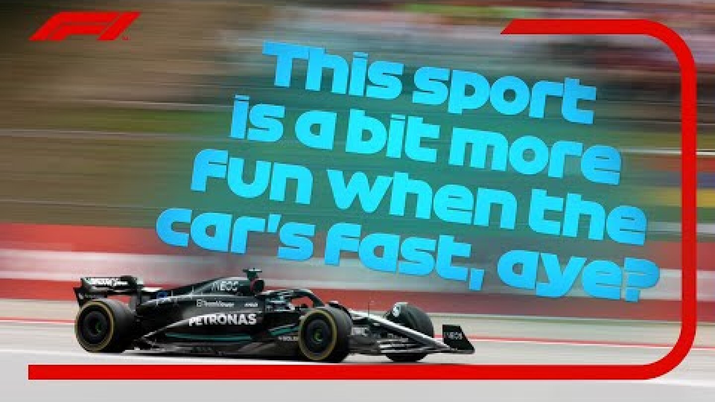 Mercedes's Delight And The Best Team Radio | 2023 Spanish Grand Prix | Paramount+