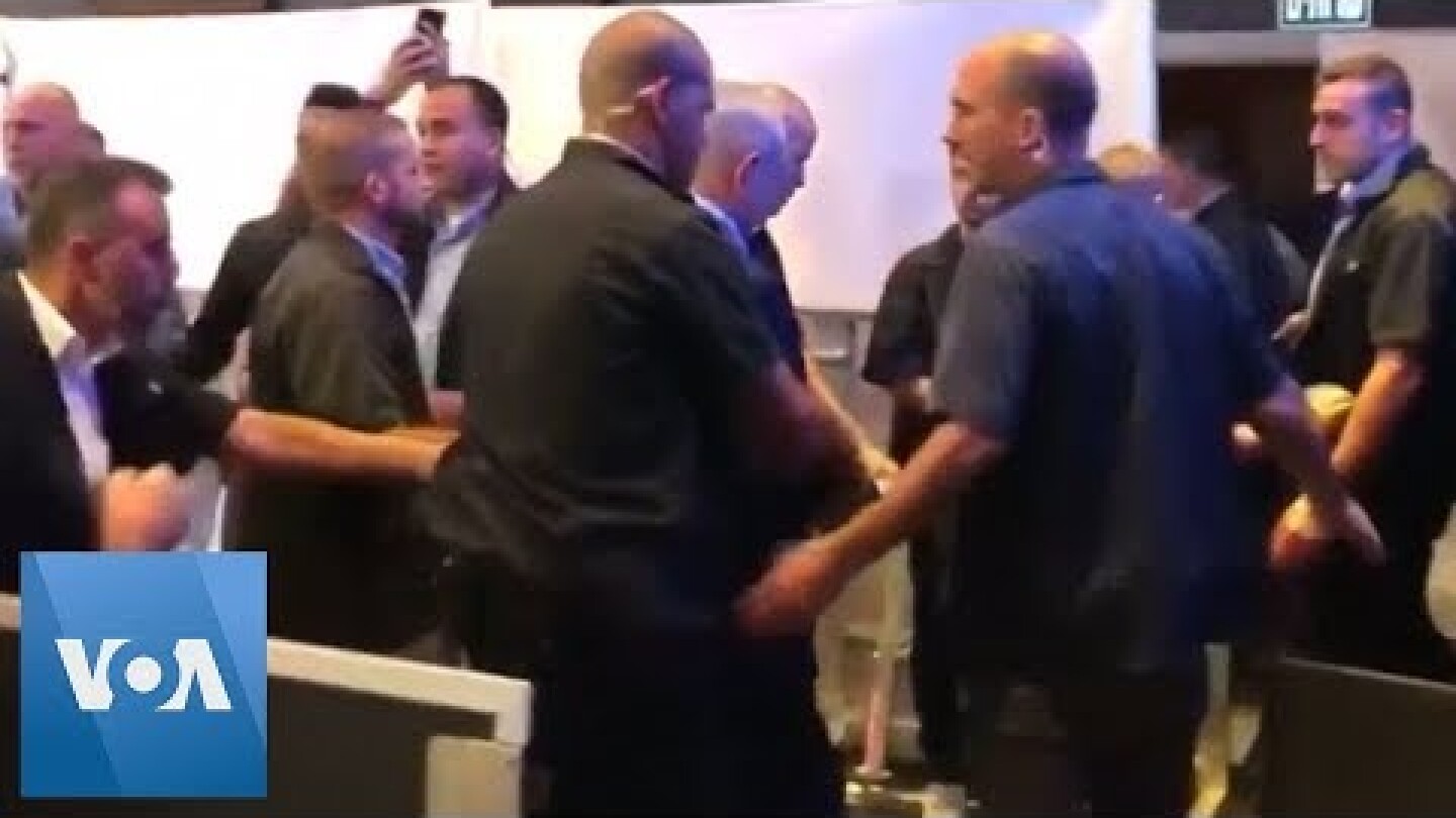 Rocket Siren, Warning of Attack from Gaza, Forces Netanyahu Off Stage at Campaign Rally