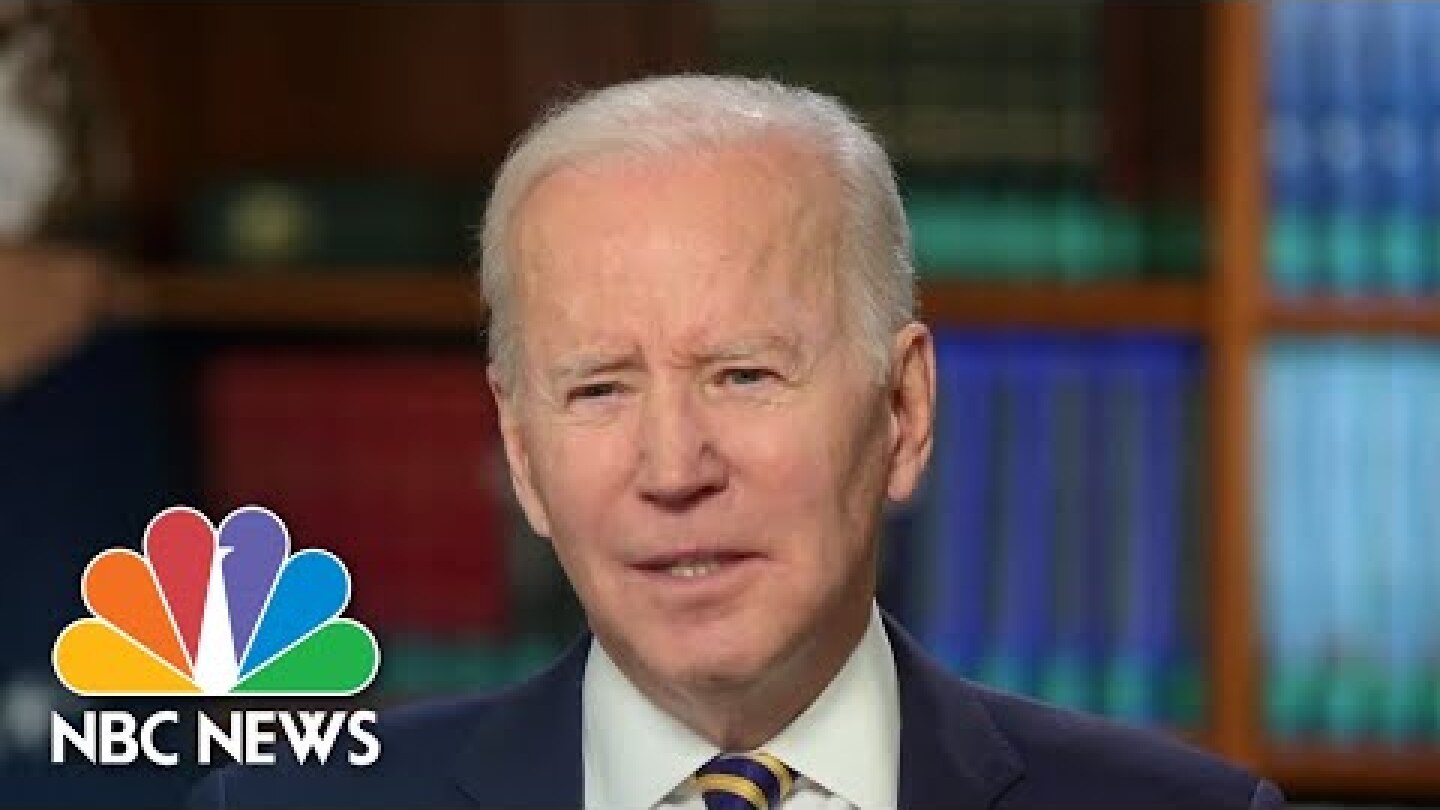 NBC News Exclusive: One-On-One with President Biden