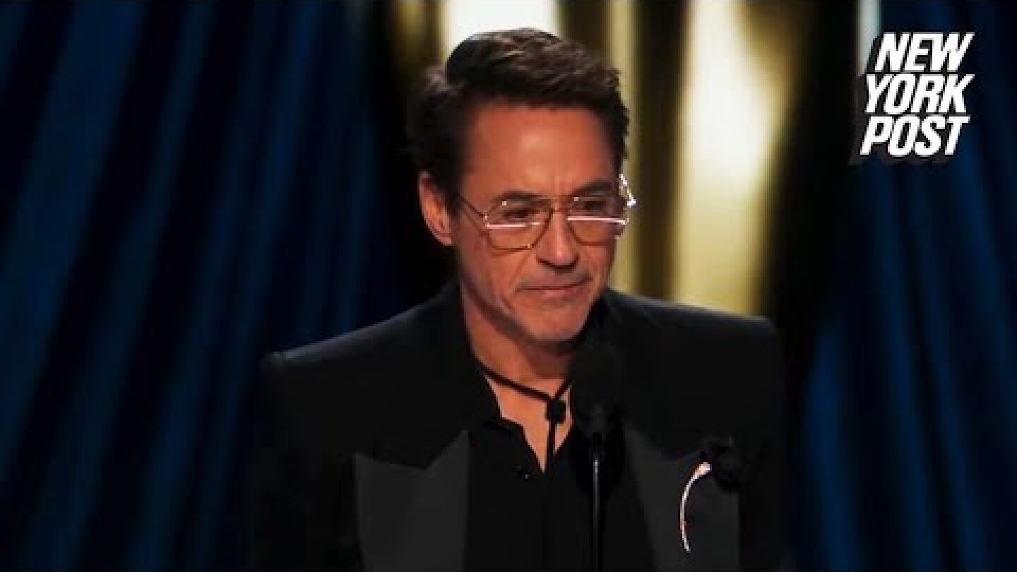 Robert Downey Jr. wins Best Supporting Actor at Oscars 2024: I’d like to thank my terrible childhood