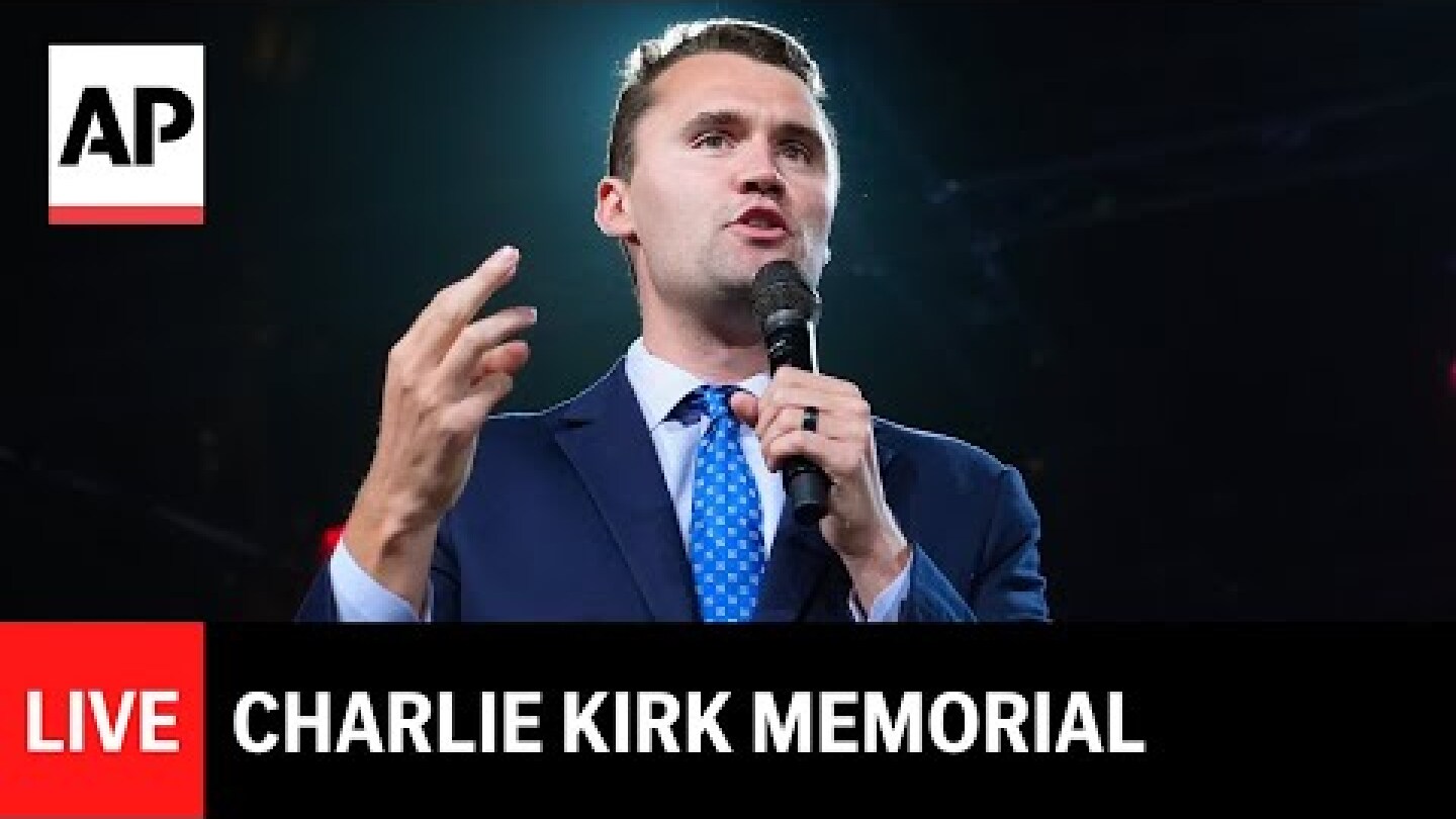 LIVE: Charlie Kirk memorial service in Arizona