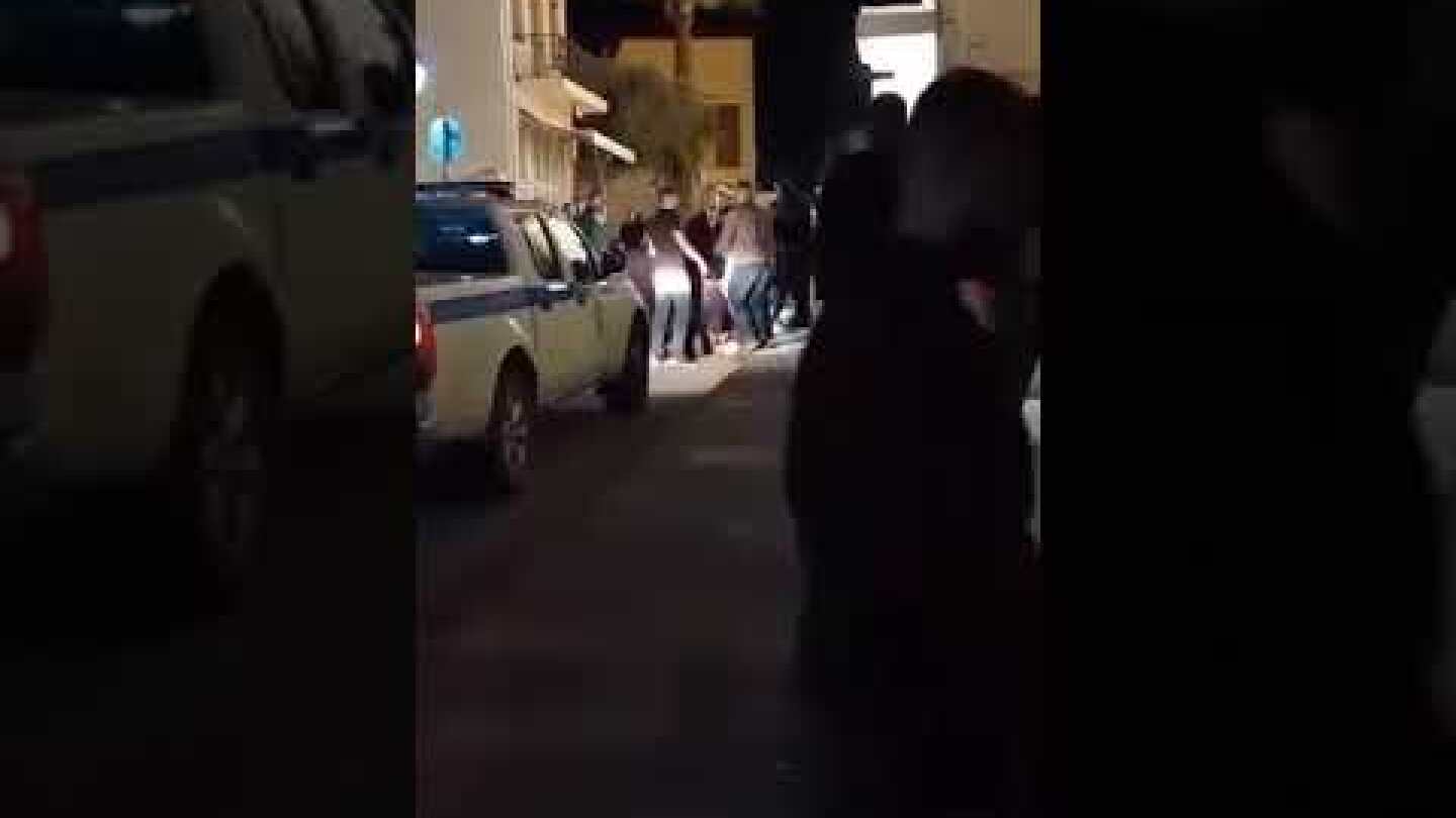 Η στιγμή του πυροβολισμού στο μπαρ του Ρεθύμνου