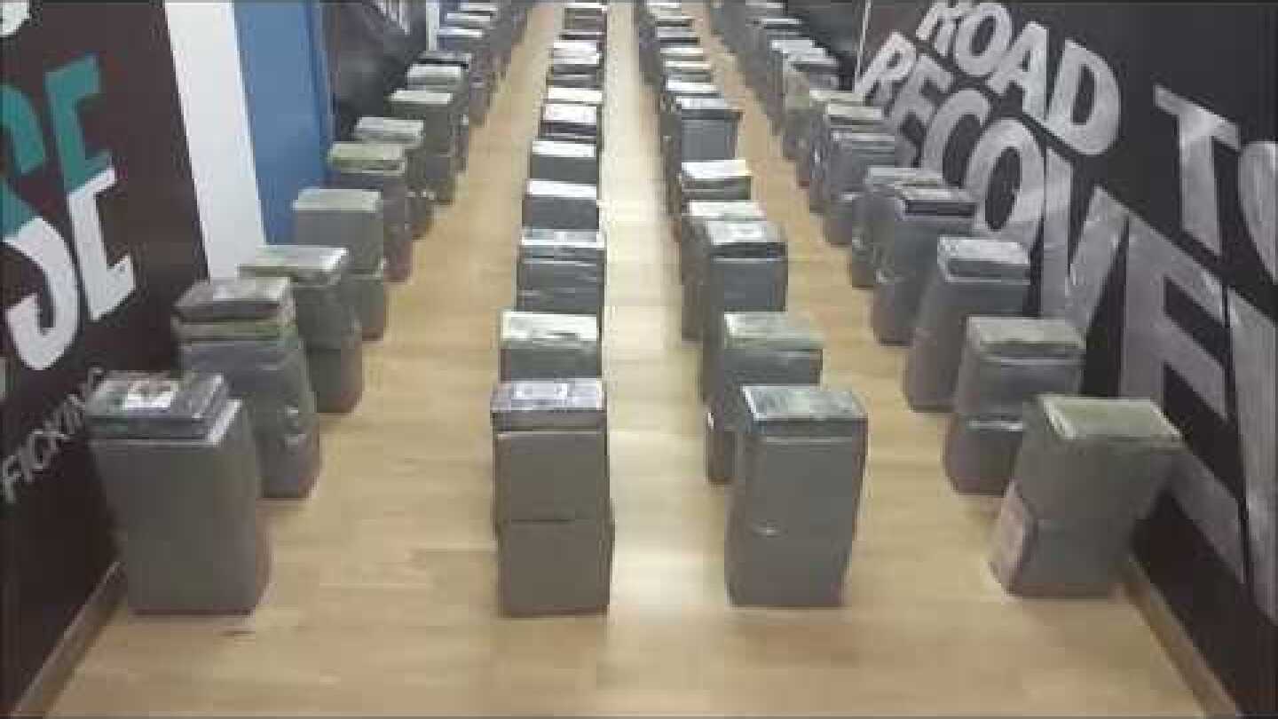 Κατάσχεση 1 τόνου και 181 κιλών κοκαΐνης