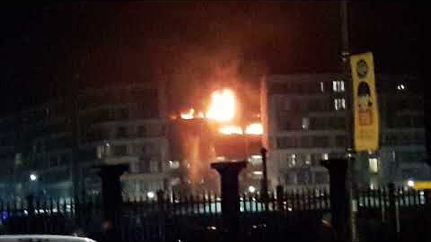 Liverpool Echo Arena fire 31st December 2017