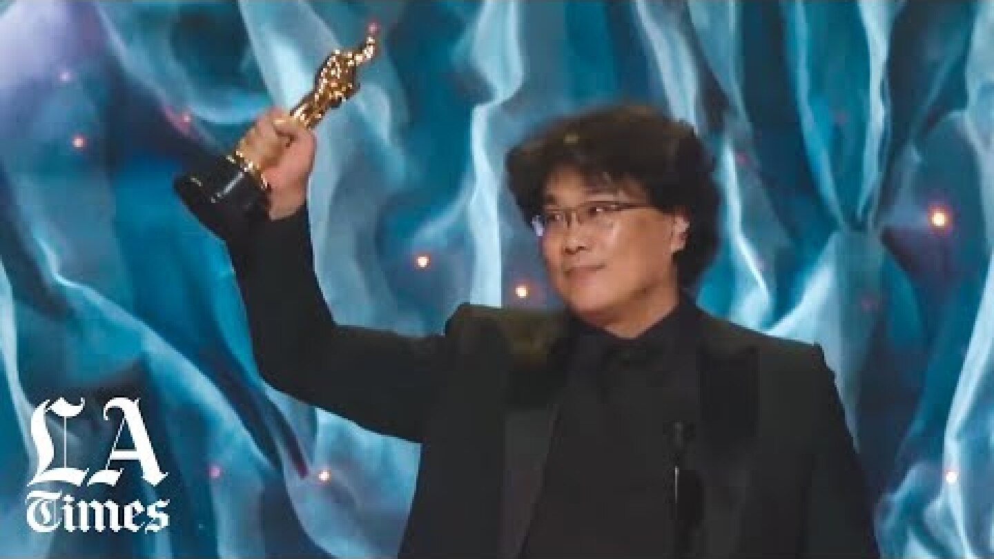 'Parasite' director Bong Joon Ho makes Oscars history with win