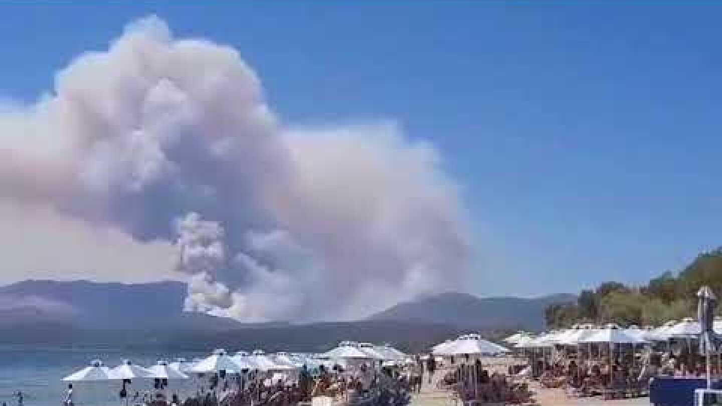 Φωτιά στη Μάνη