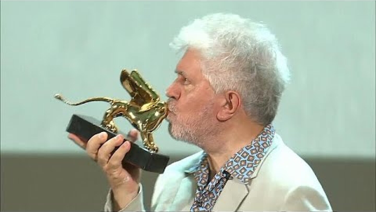 Spanish filmmaker Pedro Almodovar gets lifetime achievement award at Venice Film Festival