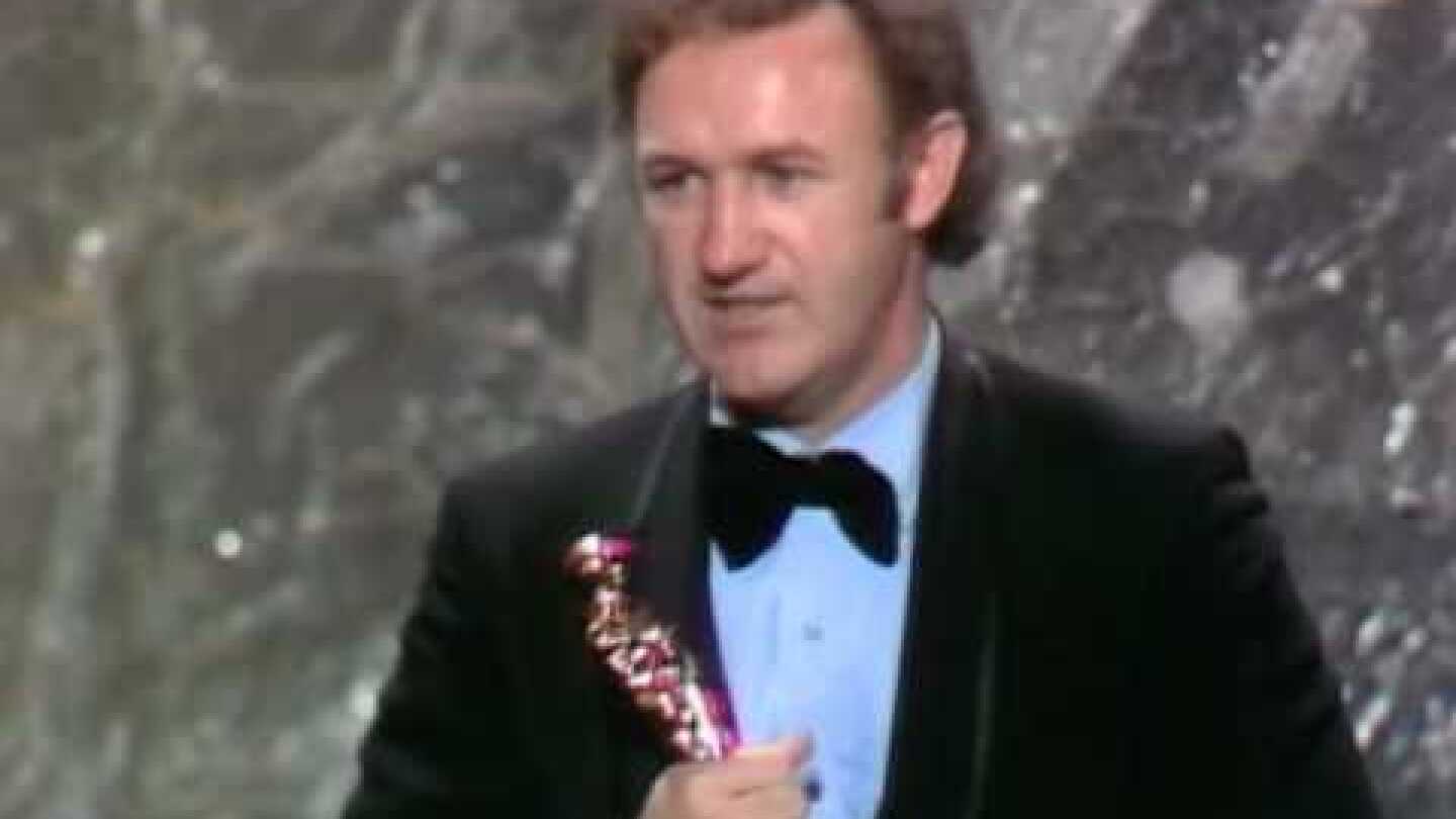 Gene Hackman Wins Best Actor: 1972 Oscars