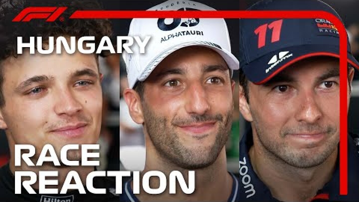 Driver Reactions After the Race | 2023 Hungarian Grand Prix