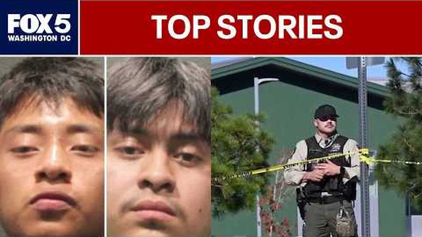 3 kids, teacher killed in Oregon school shooting; 2 arrested in Arlington County attack and stabbing