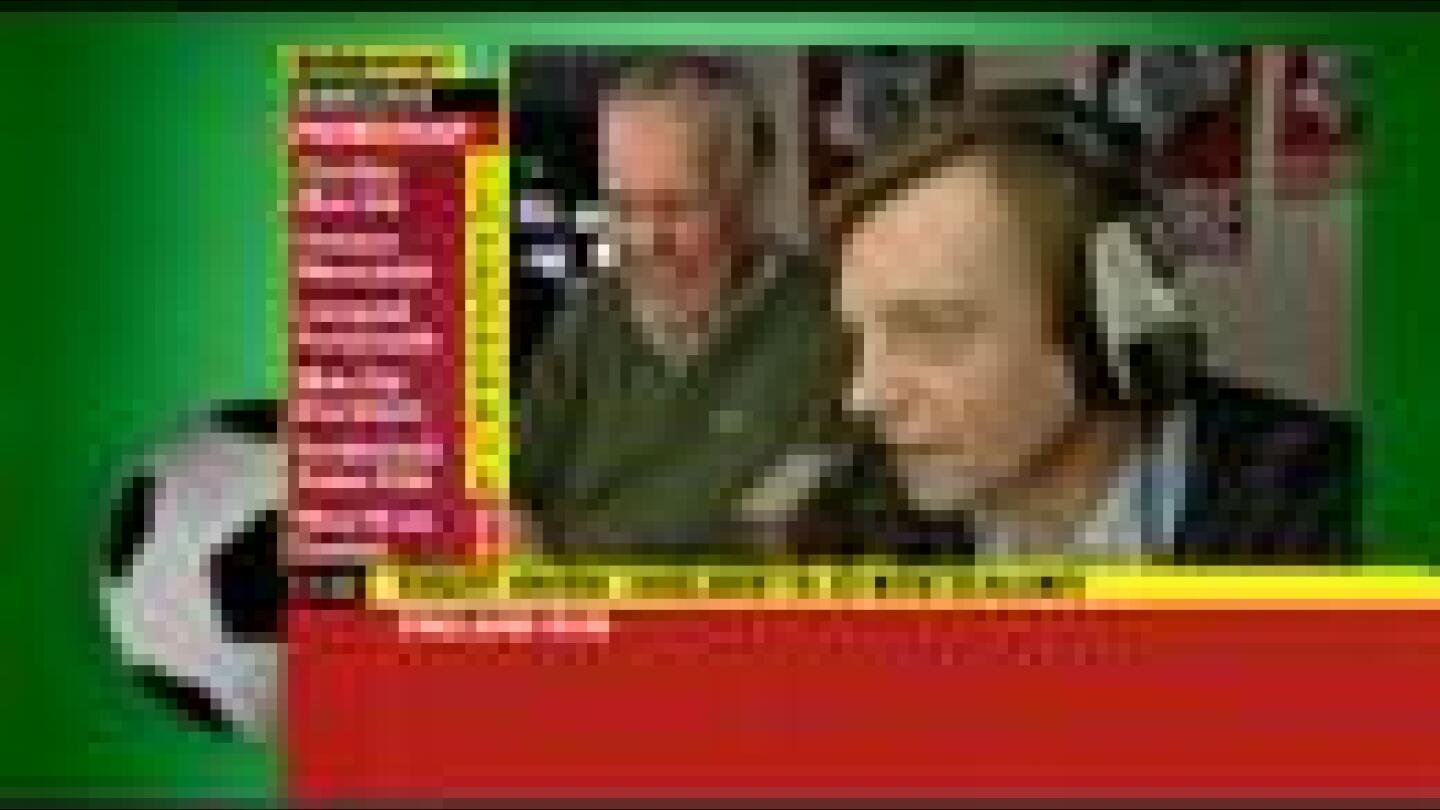 Mark E Smith reads the football results