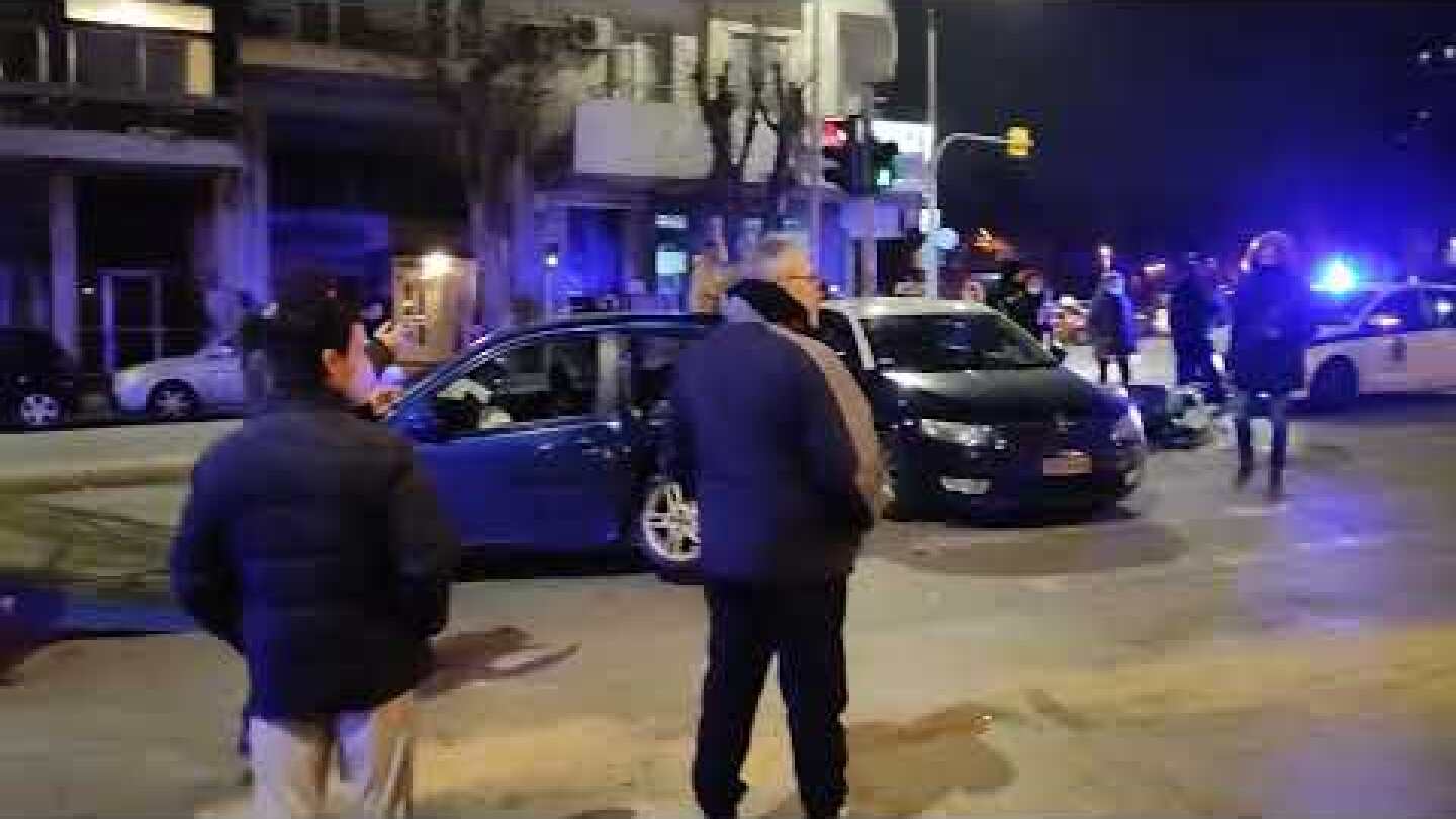 THESSTODAY.GR - Τροχαίο ατύχημα στη Λαγκάδα - Θεσσαλονίκη 18/03