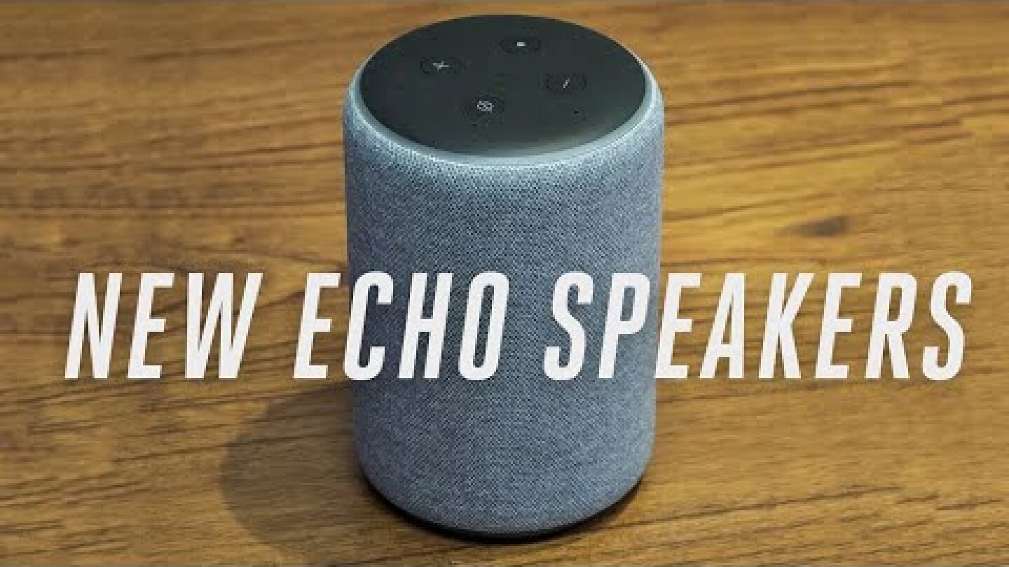 Amazon Echo Speakers 2018 hands-on