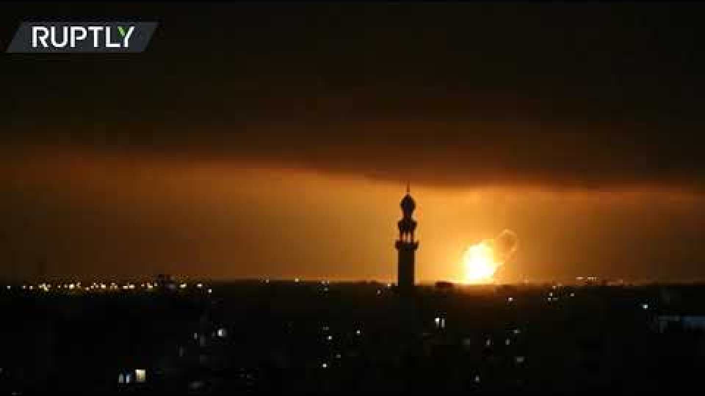 Palestine's Rafah targeted amid fire exchange between Israel and Gaza