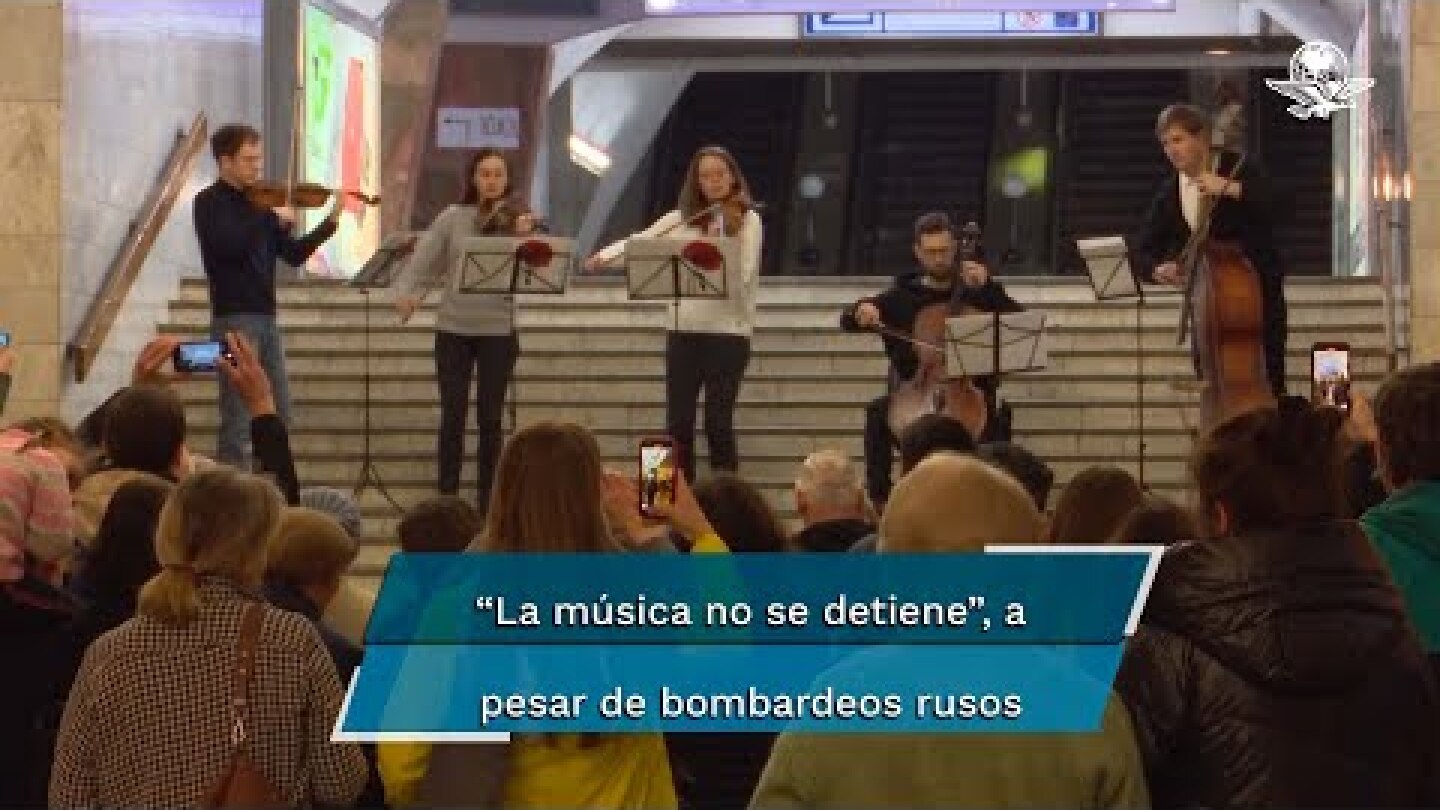 "La música no se detiene": músicos ofrecen concierto en Kharkiv en medio de la guerra en Ucrania