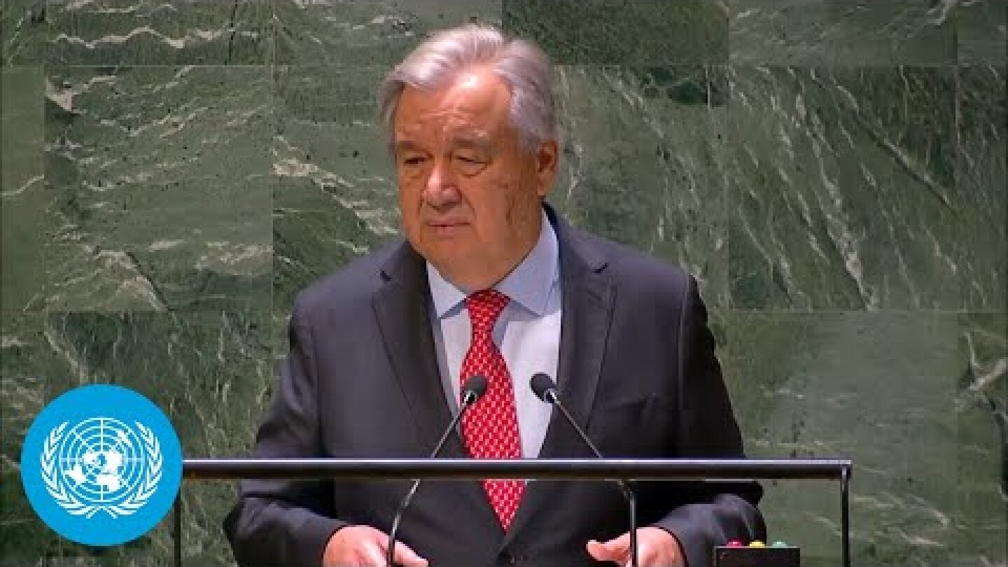 UN Secretary-General on his priorities for 2024 - General Assembly briefing | United Nations