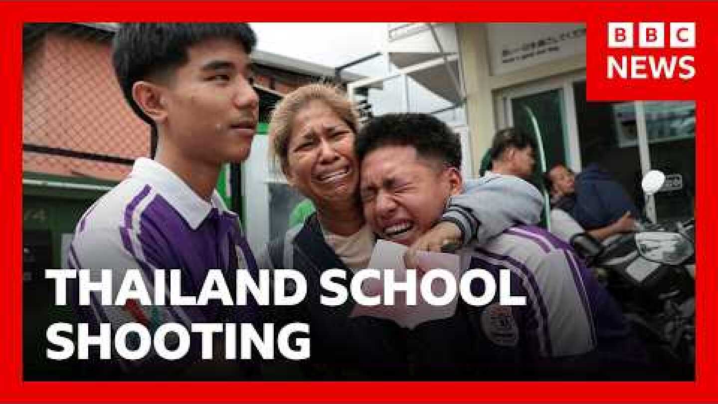 Thailand school shooting leaves at least six dead and 15 injured | BBC News